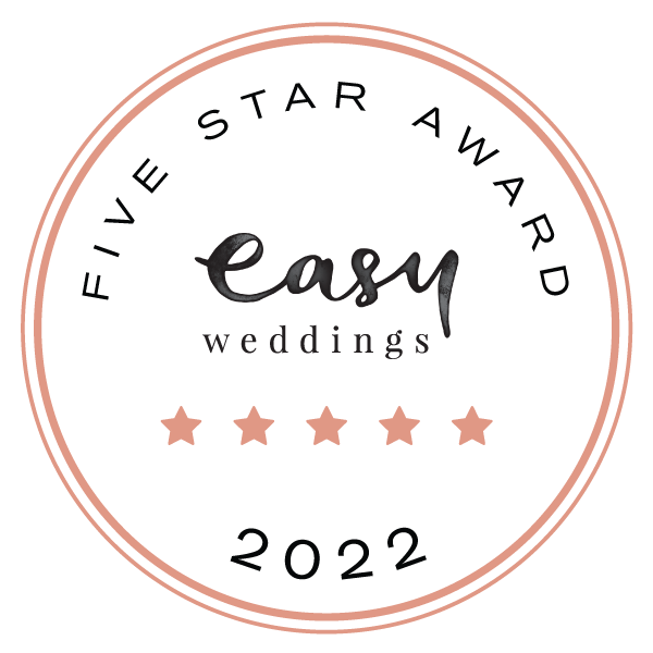 Easy Weddings 5 Star Award 2022