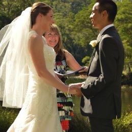 Southern National Park Wedding with a traditional Tea Ceremony.